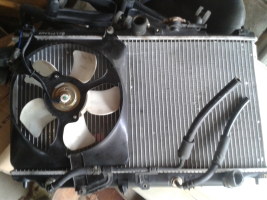 หม้อน้ำอลูมิเนียม  พร้อมพัดลม...