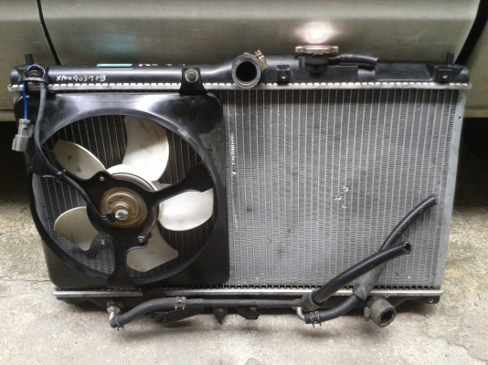 หม้อน้ำอลูมิเนียม  พร้อมพัดลม...