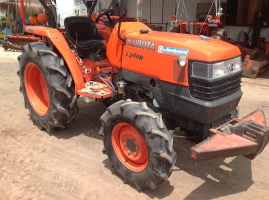 ปัญญาแทรคเตอร์มาแล้ว...จัดมาให้ครับ รถไร่ ไม่เคยลงน้ำ คูโบต้า L3408 พร้อมผาน 6x22  โชคชัย เล่มทะเบียนพร้อม