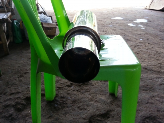 ขายหม้อพักปลาย สเตนเสล 1300 พร้อมส่งครับ ท่อเข้า 2 นิ้วครึ่ง