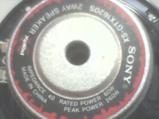 ขายลำโพง sony xplod  ขนาด 6 นิ้ว ของใหม่ 1 คู่