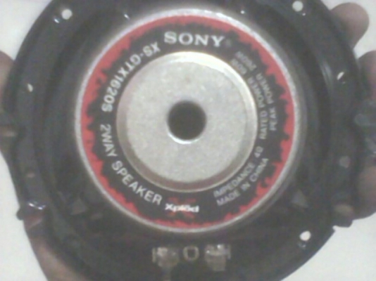 ขายลำโพง sony xplod  ขนาด 6 นิ้ว ของใหม่ 1 คู่