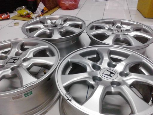 ล้อแม็กเดิมติดรถ HONDA CivicFD16 Odyssey15 FB15 พร้อมยางสวยๆ