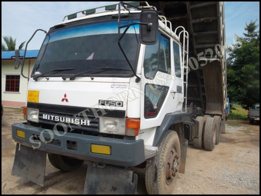 ขายด่วน รถบรรทุก 10 ล้อ MITSUBISHI FUSO 527M-TF58XX  220 เทอร์โบแท้  ปี 42 ดั้ม รถสวยสภาพเดิมๆ พร้อมใช้งาน ราคาสุดคุ้ม