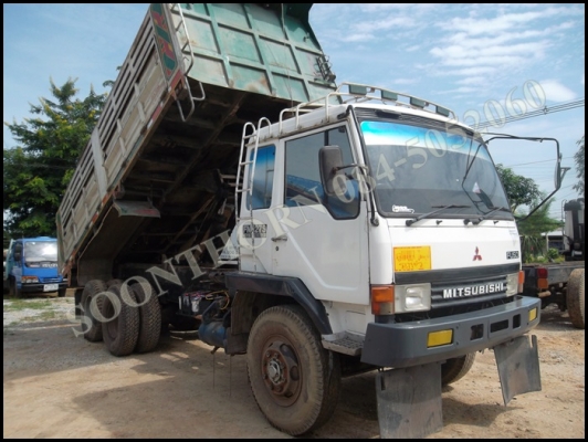 ขายด่วน รถบรรทุก 10 ล้อ MITSUBISHI FUSO 527M-TF58XX  220 เทอร์โบแท้  ปี 42 ดั้ม รถสวยสภาพเดิมๆ พร้อมใช้งาน ราคาสุดคุ้ม
