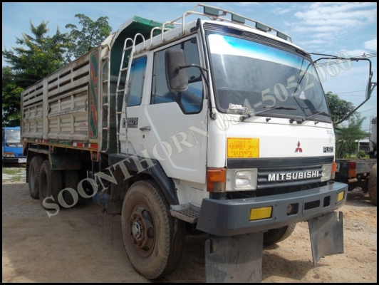 ขายด่วน รถบรรทุก 10 ล้อ MITSUBISHI FUSO 527M-TF58XX  220 เทอร์โบแท้  ปี 42 ดั้ม รถสวยสภาพเดิมๆ พร้อมใช้งาน ราคาสุดคุ้ม
