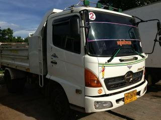 HINO MEGA 150 แรงม้าดั้มสามมิตร ห้างแท้ปี 51 Fหลัง F หน้า