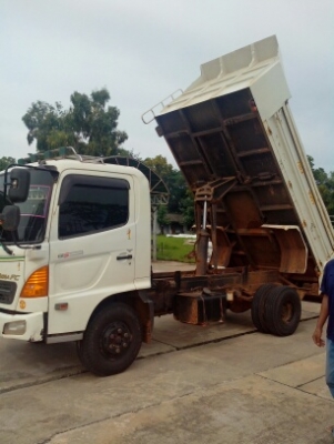 HINO MEGA 150 แรงม้าดั้มสามมิตร ห้างแท้ปี 51 Fหลัง F หน้า