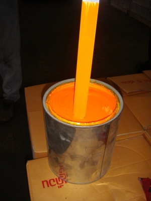 สีพ่นรถยนต์สะท้องแสงสีส้มมี กล เดียว 500 บาท