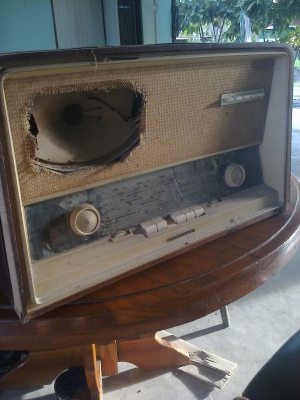 พัดลมเก่าโบลานยี่ห้อge+วิทยุโบลาน ยี่่ห้อ philips