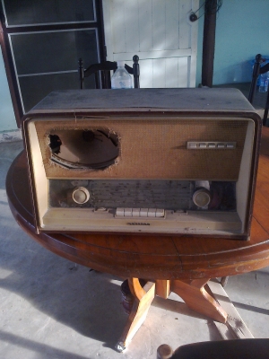 พัดลมเก่าโบลานยี่ห้อge+วิทยุโบลาน ยี่่ห้อ philips