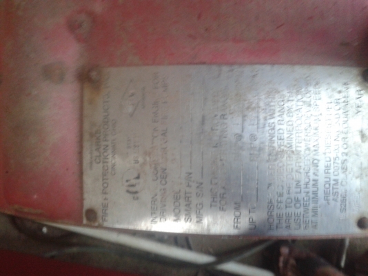 ขายเครื่องดับเพลิงดีเซล เหมา9 เครื่อง