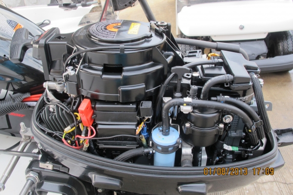 -ผ่อนได้- ขาย เรือพร้อมเครื่อง SUZUKI 20 แรง 4จังหวะเครืองใหม่พร้อมเทนเลอร์