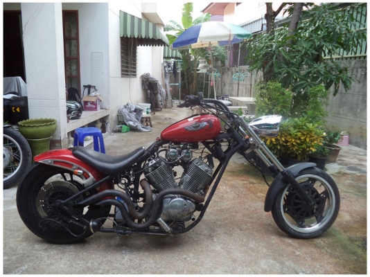 (ร้อนเงิน)  Virago 400  รถยิงเฟรม ราคา 35,000บาท