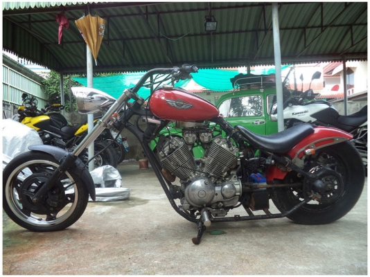 (ร้อนเงิน)  Virago 400  รถยิงเฟรม ราคา 35,000บาท