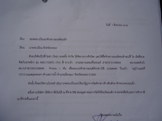 จักรยานยนต์ฮอนด้าสเปซี่ไอ(รถใหม่ชิงโชคได้มา)ขายถูกกว่าร้าน