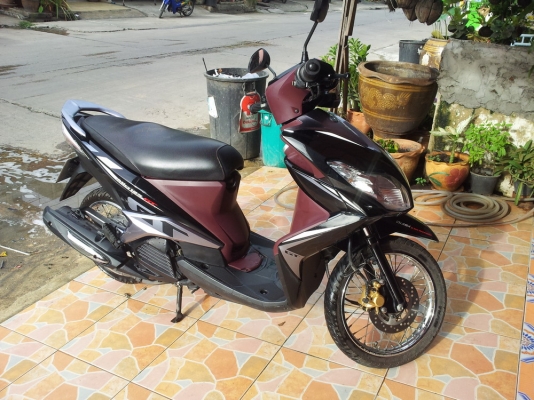 YAMAHA MIO125 ปี2012 มือเดียวป่ายแดง รถใช้มา6เดือนไมค์8000 เอกสารพร้อม งดต่อรองคับ