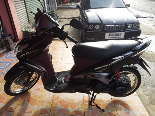 YAMAHA MIO125 ปี2012 มือเดียวป่ายแดง รถใช้มา6เดือนไมค์8000 เอกสารพร้อม งดต่อรองคับ