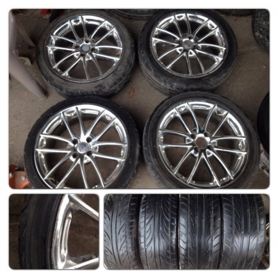 ขายแม็กมือ2ขอบ17 สีโครเมียม 4 รู100 มี 4 วง ราคา7,900 บาทถูก