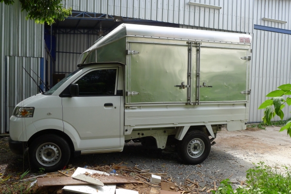 ขายรถกะบะ ส่งของ CARRY+LPG สีขาวปี 2555