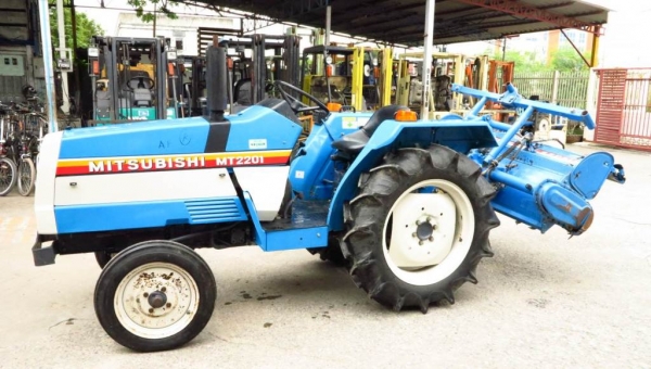 รถแทรคเตอร์ MITSUBISHI MT2201 พร้อมโรตารี่ มือสองนำเข้าจากญี่ปุ่นแท้ๆ