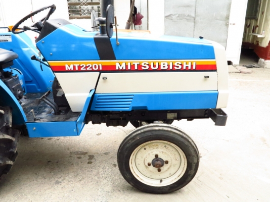 รถแทรคเตอร์ MITSUBISHI MT2201 พร้อมโรตารี่ มือสองนำเข้าจากญี่ปุ่นแท้ๆ