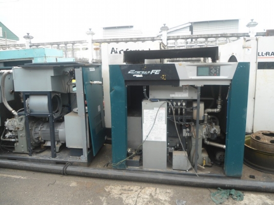 ขายปั้มลมตามสภาพ KOBELCO OIL FREE  FE200A มอเตอร์มิซูต 30 Hp สภาพสวยมากมาชมของได้ครับ ตัวละ 45000 มีสองตัวครับ