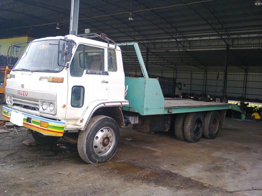 ขายด่วน10ล้อ2เพลาตอนเหลือ1เพลาเทเลอร์ใส่เหล็กIบีมหน้า6นิ้วแข็งแรงบรรทุกแม็คโคร200-320แข็งแรงราคาถูกๆ