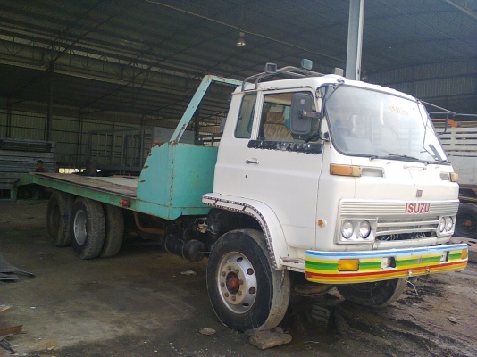 ขายด่วน10ล้อ2เพลาตอนเหลือ1เพลาเทเลอร์ใส่เหล็กIบีมหน้า6นิ้วแข็งแรงบรรทุกแม็คโคร200-320แข็งแรงราคาถูกๆ