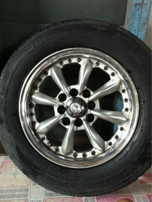 ล้อลายกล้วยยี่ห้อAF(Japan) ใส่ได้ทั้ง 4 รู 100 และ 114