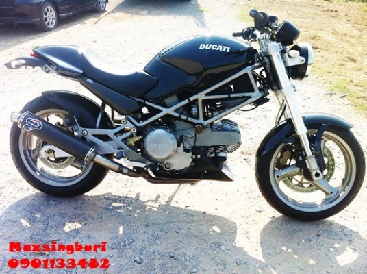 แม็กสิงห์บุรี//DUCATI MONSTER M400  ปี2001 สภาพสวย พร้อมท่อสูตร TEMINONI 108000 ด่วน