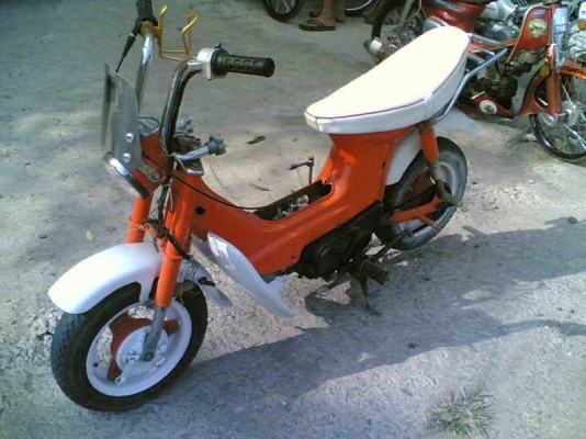 ขายฮอนด้าชาลี(ส้ม) เครื่องเดิมแต่งนิดหน่อย ขายตามสภาพ ขาย 11500 บาท