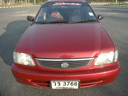 ขาย TOYOTA ไฟท้าย หยดน้ำ ปี 2002 พวงมาลัยพาวเวอร์ สภาพสวย ดาวน์ 29,000 บาท แอร์เย็นฉ่ำ ติดเเก็ส LPG