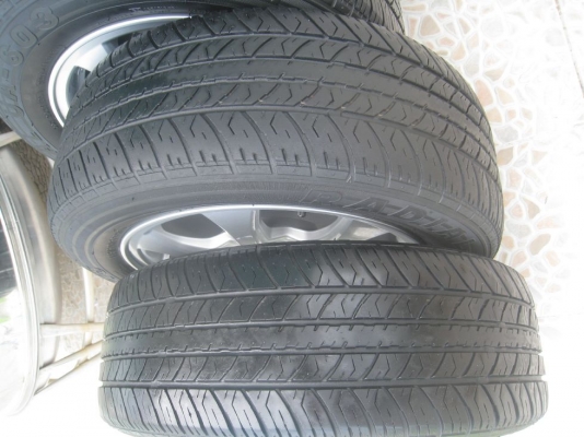 ขายล้อแม็กเดิม HONDA CIVIC 15"x6" 5/114 et45 + ยางปี 08,09(081-3747940)