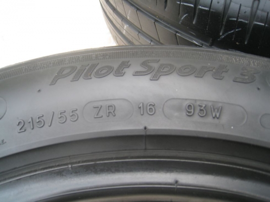 ขายยาง MICHELIN PILOT SPORT3 ปี 3010 (1 คู่) (081-3747940)
