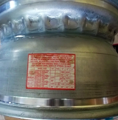 >>>ขายล้อ centerline แท้ USA ขอบ15x8.5 ออฟ-18 ใส่ 5/114.3 สภาพใหม่ 100\% ครับ<<<