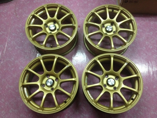 ขายแม็กซ์มือ2 Advan RS สีทอง ขอบ15 4 รู100 ราคา 7,900 บาท