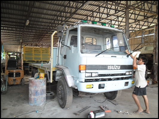 สิบล้อร๊อคกี้ 210 รถล่อง เพลาเดียว