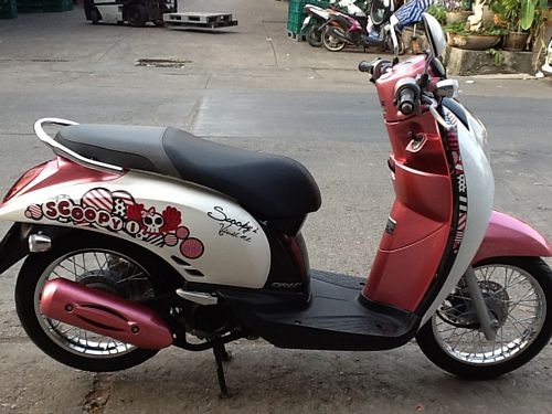 HONDA SCOOPY Iสวยแกะกล่องไร้ที่ติวิ่งน้อย7xxxโลปี2011