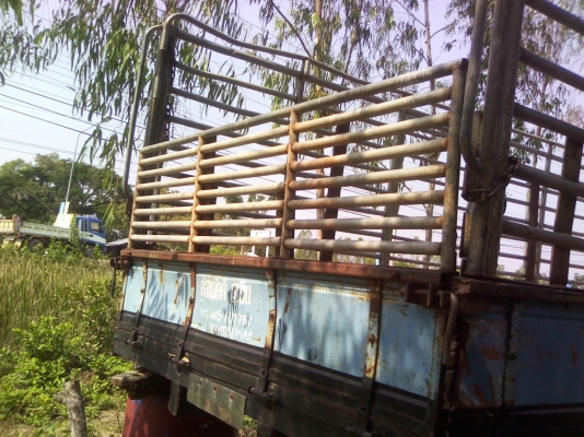 ขาย กระบะ 6ล้อกลาง พร้อมคอกเหล็กแป๊ปประปา(หนา) สภาพดี ยาว4.20 กว้าง 1.87 เมตร