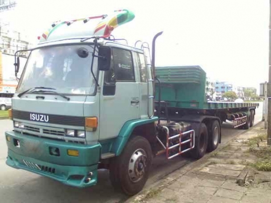 รถอิซูซุ 10 ล้อ GXZ  หัวลาก  240 แรงม้า  ( ขายแม่ลูก  ขาวทำฟ้า )  สนใจติดต่อ 081- 6079515