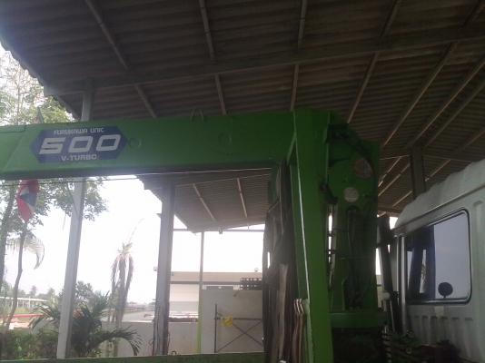 ขายเครนติดรถบรรทุกunicรุ่น360v-terboขาสลับบูม4ตอน