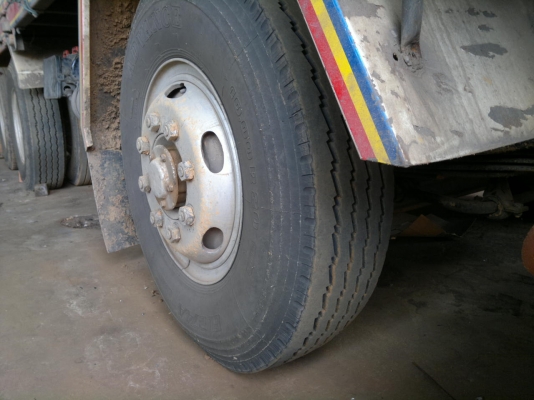 ขายรถ 24 ล้อ 2 เพลา แม่-ลูก กระบะเหล็กคอกเกษตรไม่ดั้ม MITSUBISHI FUSO SUPER GRERT รถสวย