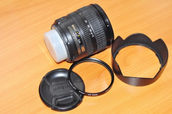 ขายเลนส์ 18 - 70 Nikon AF-S 1:3.5 - 4.5 G ED  สภาพ  90 \%