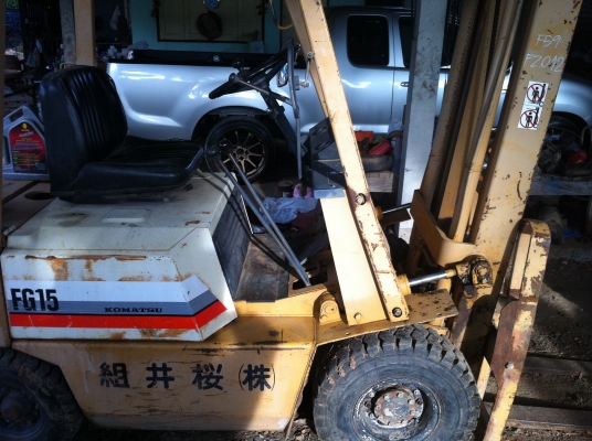 ขายโฟล์คลิฟ komatsu fg15-14 tel,0817046464