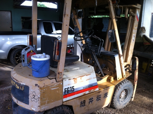 ขายโฟล์คลิฟ komatsu fg15-14 tel,0817046464