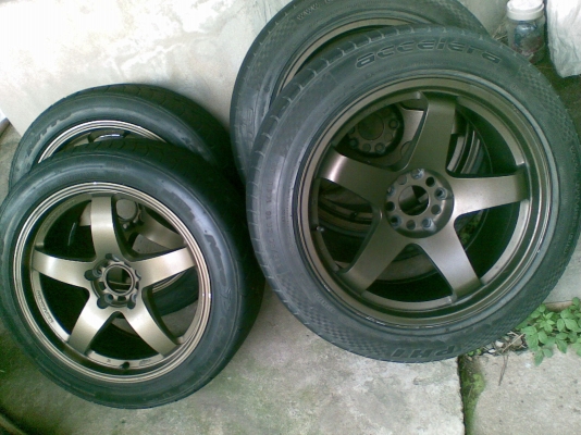 ขายแม็กอย่าละ 2 วง นิสโม่โรต้าขอบ 18 9 ครึ่ง กับโปรเจ็กดี ขอบ  17 กว้าง 8