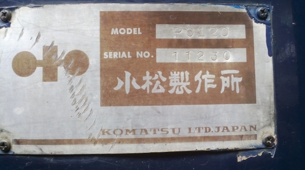 KOMATSU PC 120-1