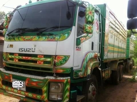 ISUZU DECA FXZ 360 HP EURO2 ปี 52 รถพ่วงแม่+ลูก กระบะดั๊มพ์มิเนียมสวยจัดของอู่ LST เทรลเลอร์นครปฐมทั้งแม่ทั้งลูก ลูก 3 เพลาดั๊มพ์ความยาว 6.80 เมตร เครื่องแน่นแรงดีเดิมๆ ภายในเก๋งอุปกรณ์อำนวยความสะดวกครบเพียบพร้อม CD MP3 แอร์เย็น พ.เพาเวอร์ ก.ไฟฟ้า ระบบเบร