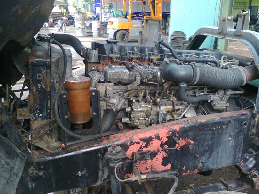 ขายด่วน10ล้อ2เพลาตอนเหลือ1เพลาเทเลอร์สอดเหล็กIบีมหน้า6นิ้วแข็งแรงบรรทุกแม็คโคร200-320แข็งแรงราคาถูก